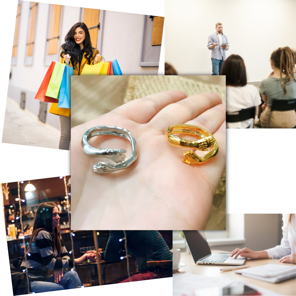 Bague de câlin créative - Ozerty