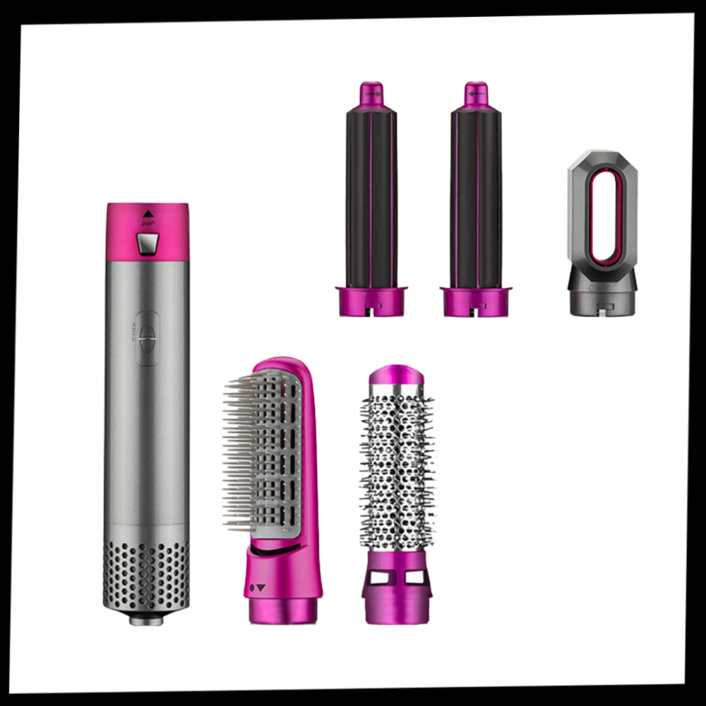 Ensemble de lisseur de cheveux 5 en 1 - Ozerty