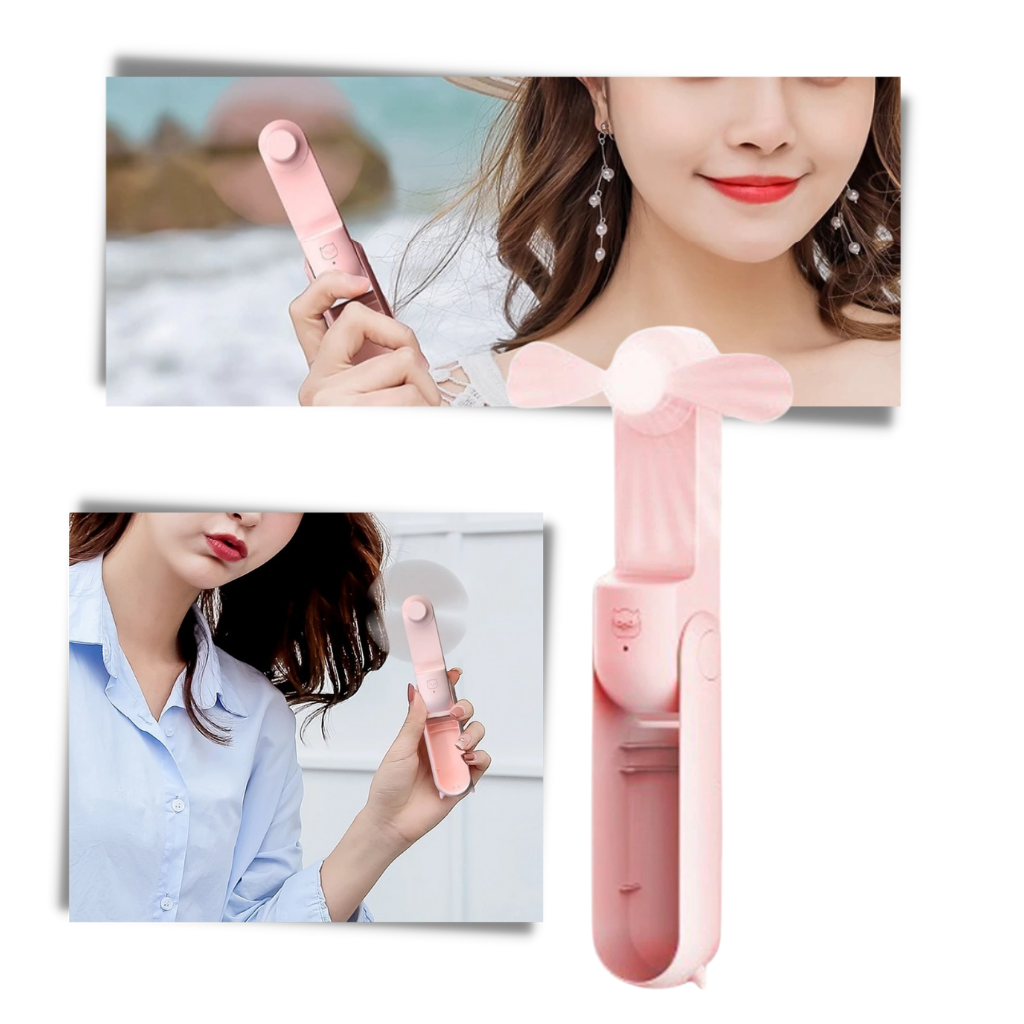 Mini ventilateur portable avec USB - Ozerty