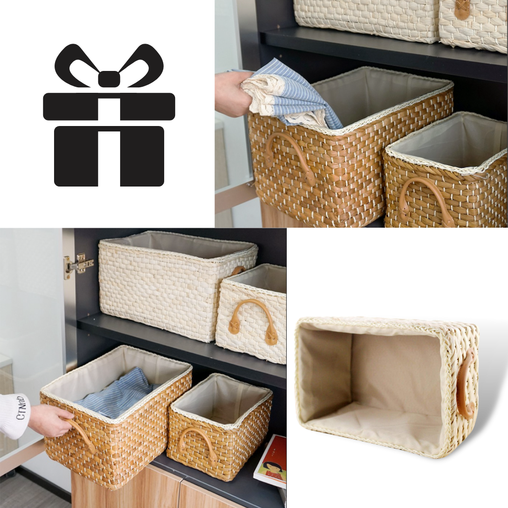 Panier en osier tressé à la main - Ozerty