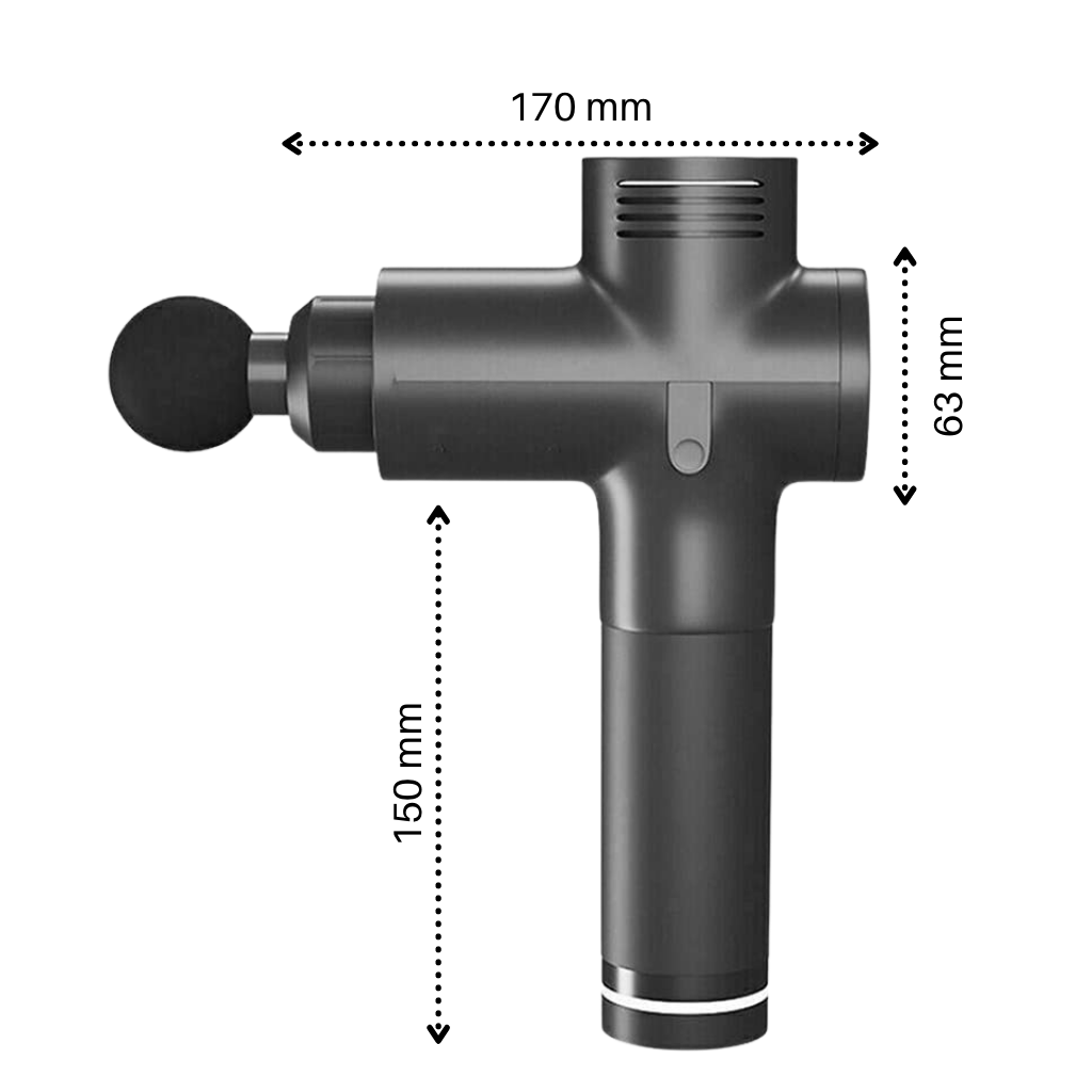 Multi speed massage gun