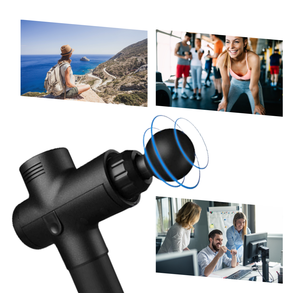 Multi speed massage gun