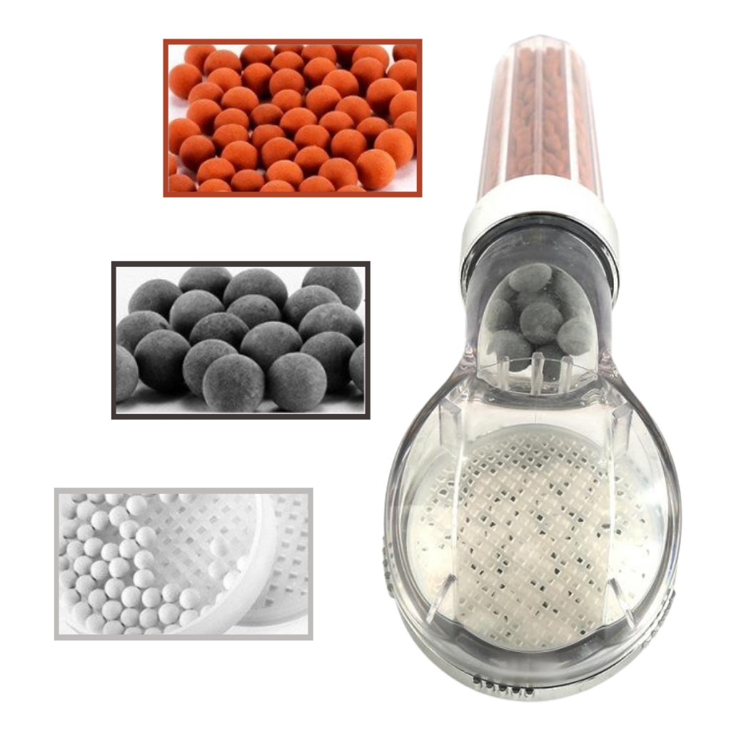 Pommeau de douche ionique à haute pression - Ozerty