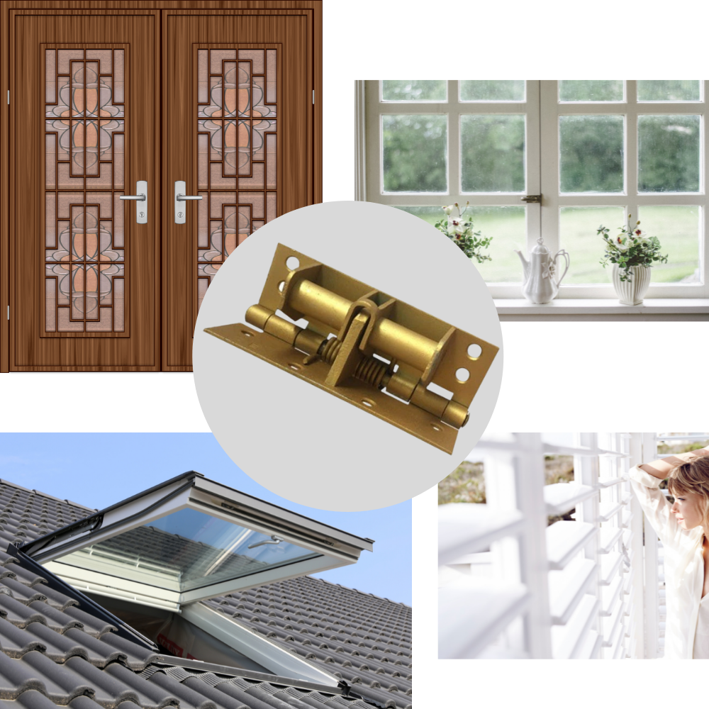 Charnière de porte polyvalente à fermeture douce - Ozerty