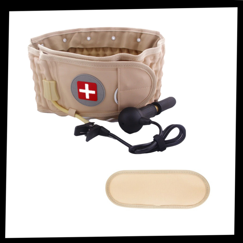 Ceinture de soutien lombaire par décompression gonflable - Ozerty
