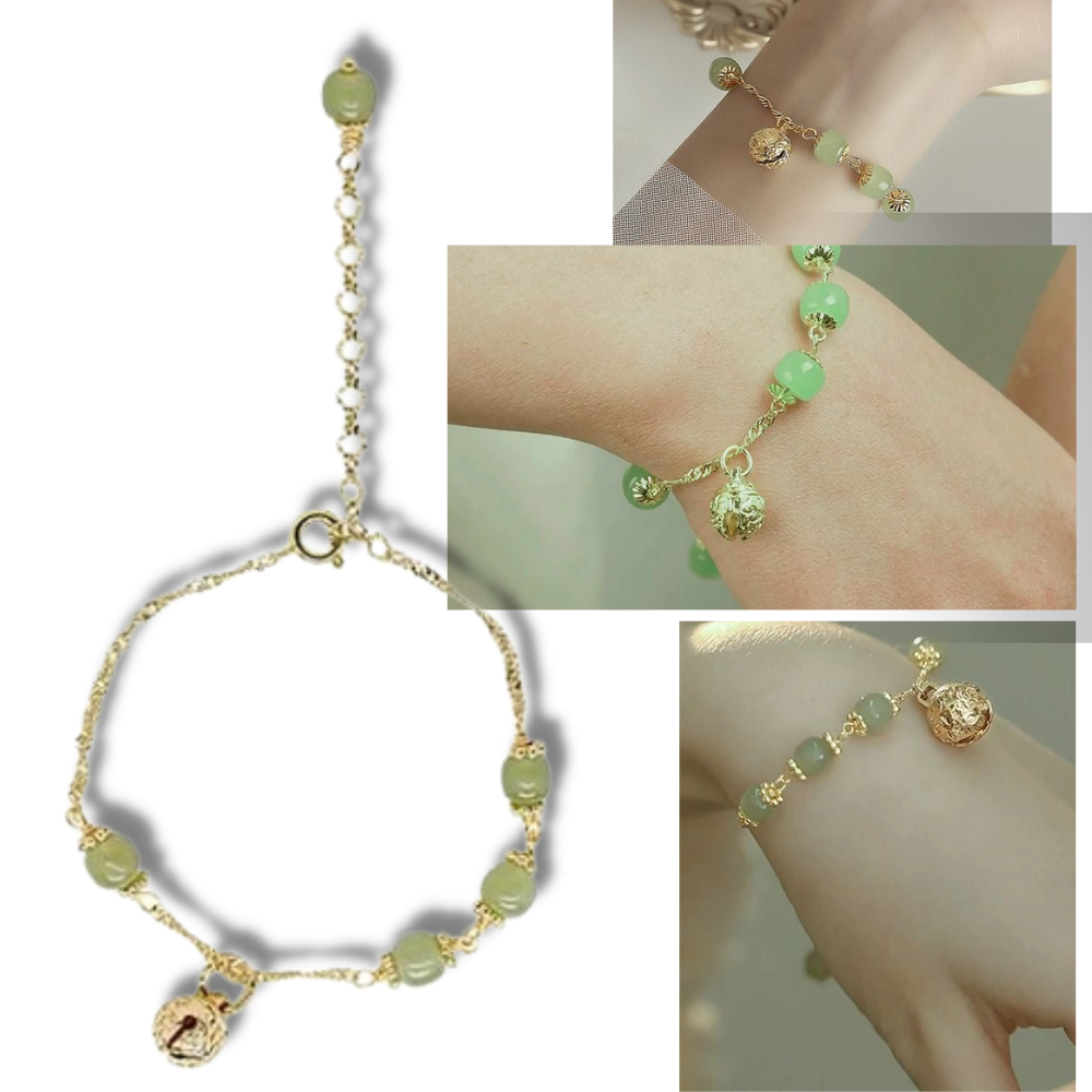 Bracelet à cloche en jade de Hetian