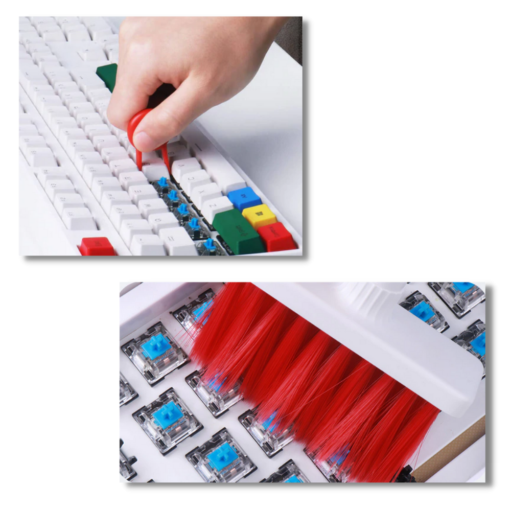 Nettoyeur de clavier et d'écouteurs 5-en-1 - Ozerty