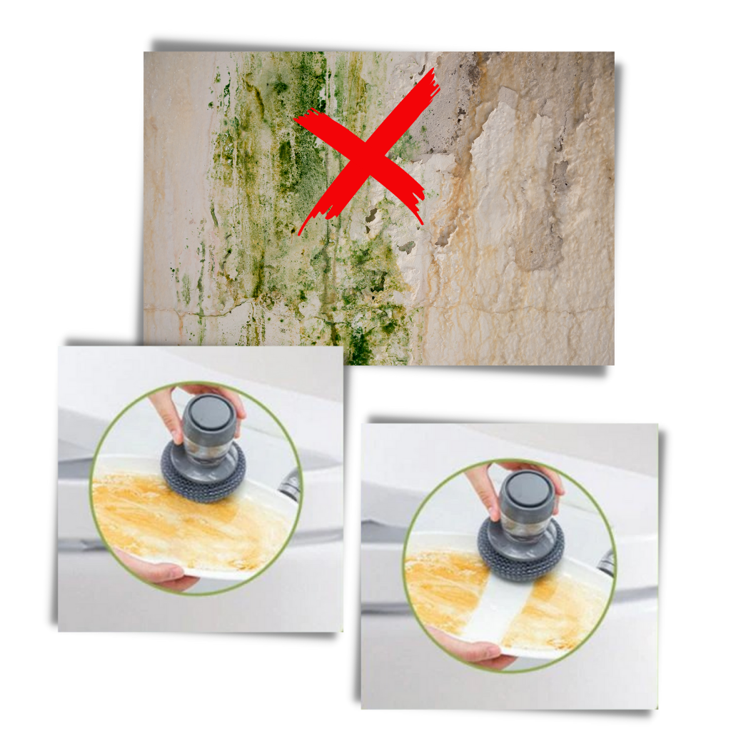 Brosse à main distributrice de savon pour la cuisine - Ozerty