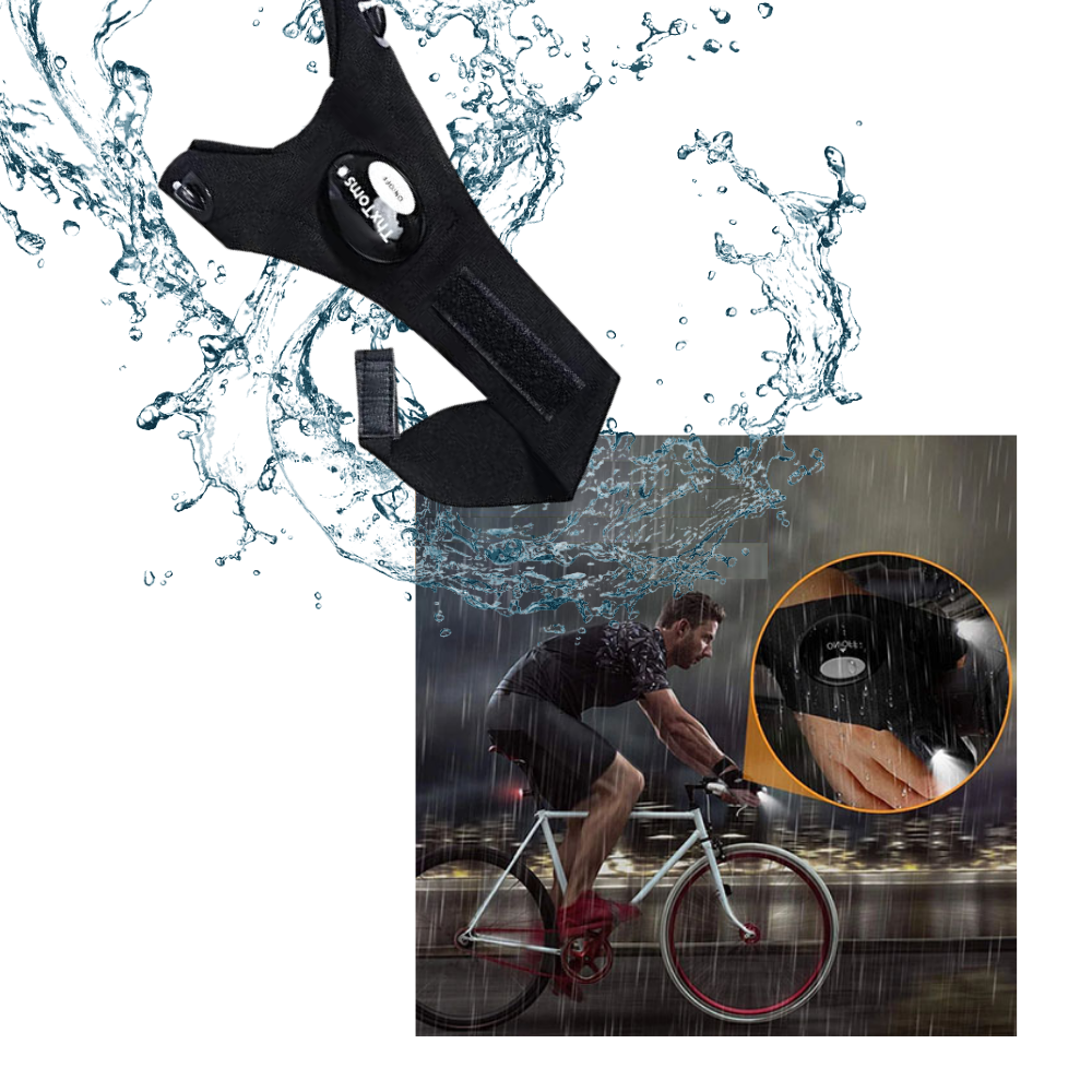 Paire de gants à LED avec lumières étanches - Ozerty