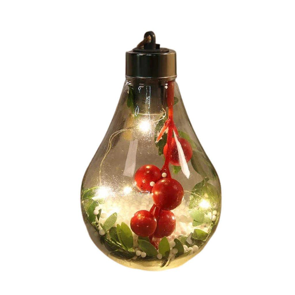 Transparent LED Christmas Ball Bulb