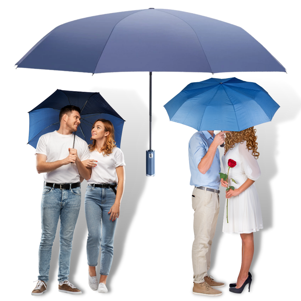 Parapluie à LED résistant au vent pour la pluie et le soleil - Ozerty