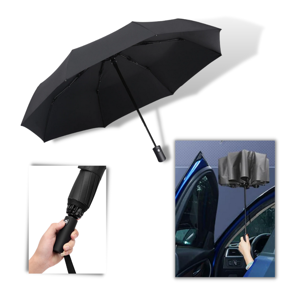 Parapluie à LED résistant au vent pour la pluie et le soleil - Ozerty