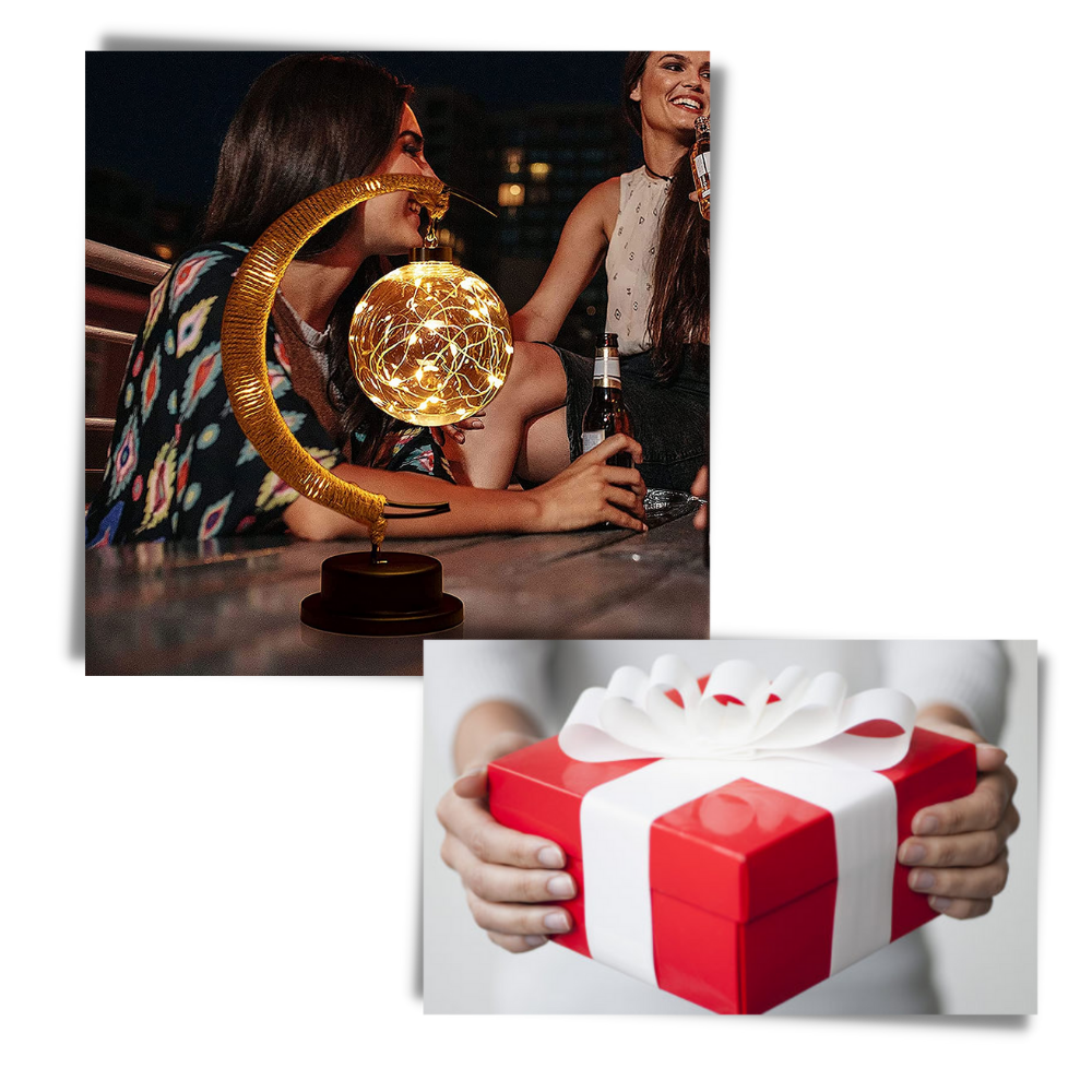 Lampe led "Lune" enchantée - Ozerty