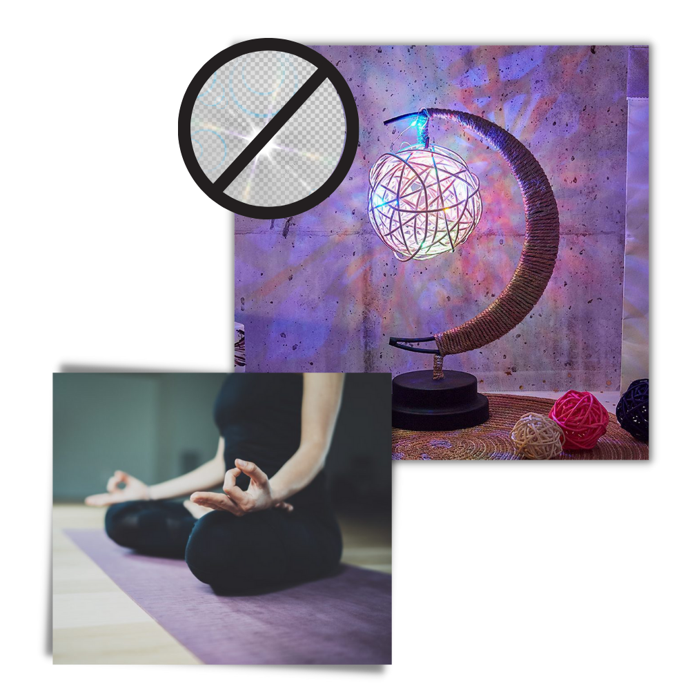 Lampe led "Lune" enchantée - Ozerty