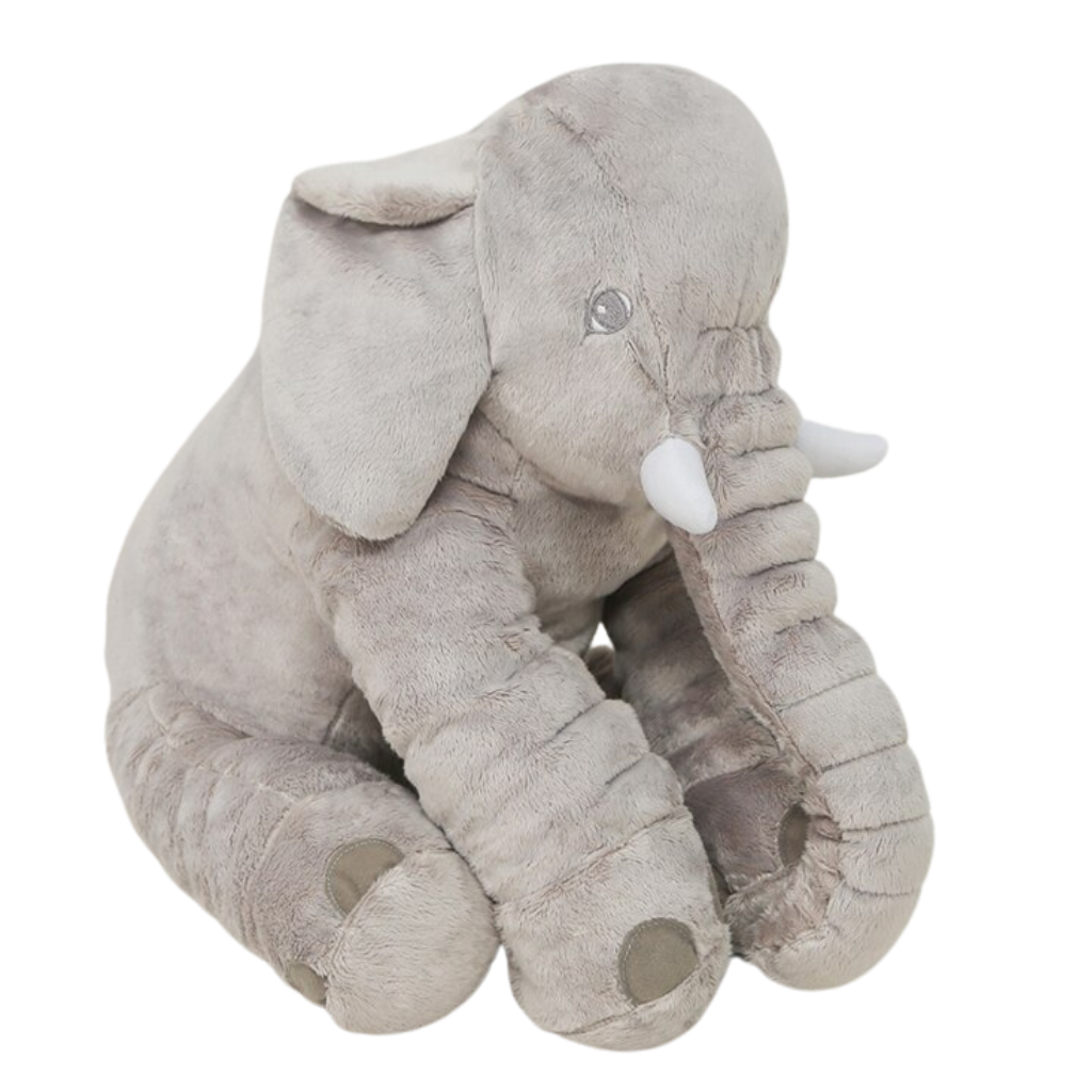 Large stuffed elephant