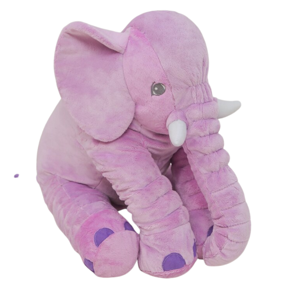 Large stuffed elephant