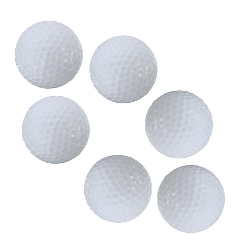 Lot de 6 balles de golf lumineuses à LED - Ozerty