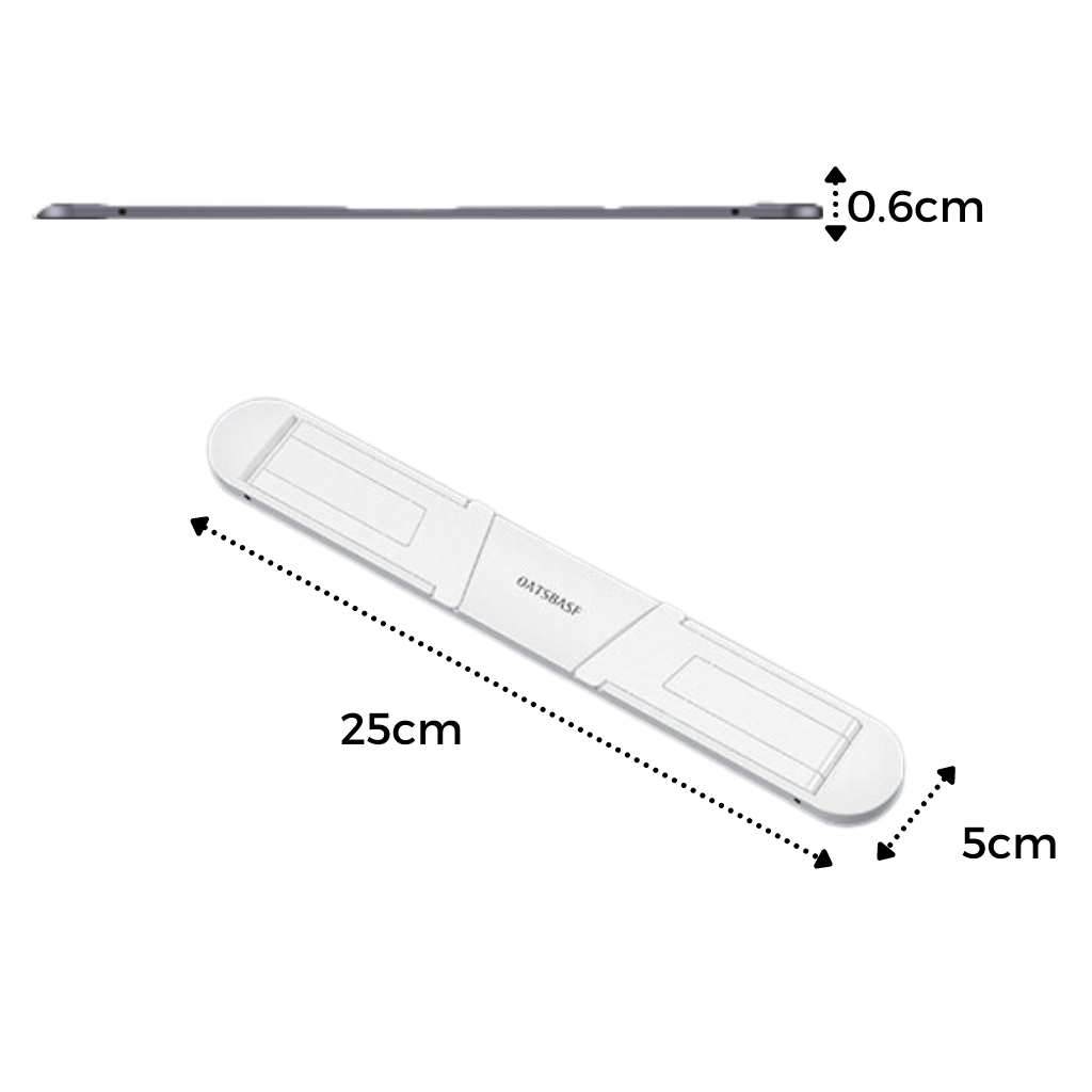 Support d'ordinateur portable léger et invisible en aluminium - Ozerty