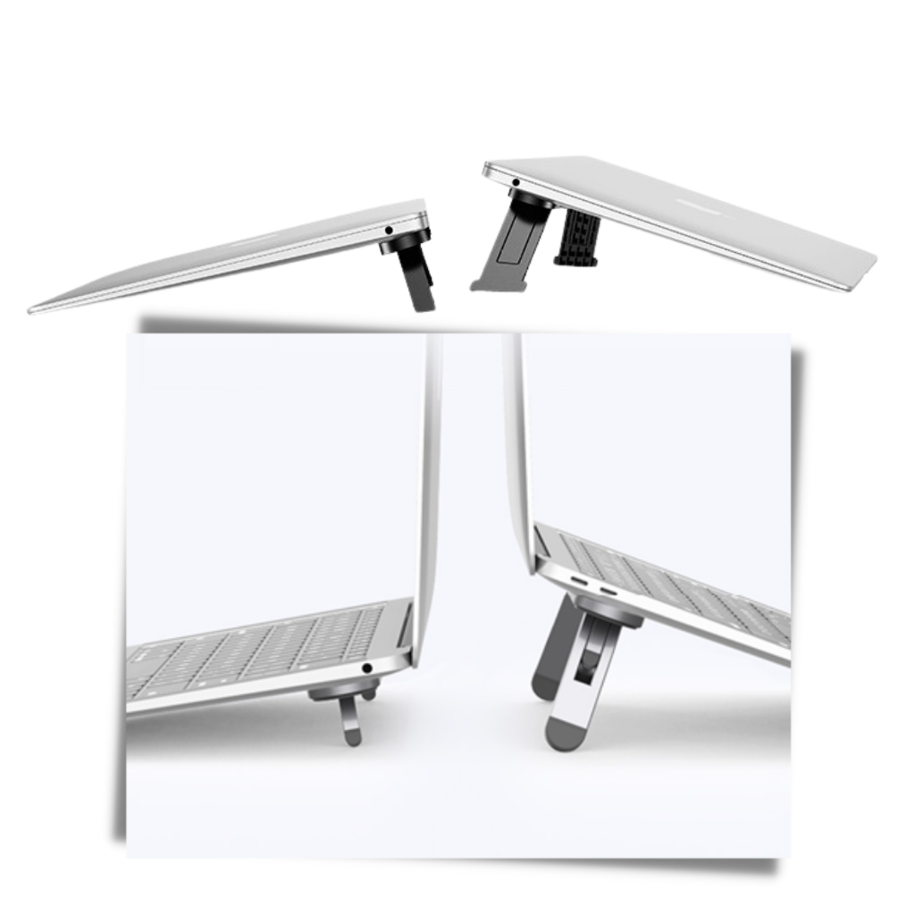 Support d'ordinateur portable léger et invisible en aluminium - Ozerty