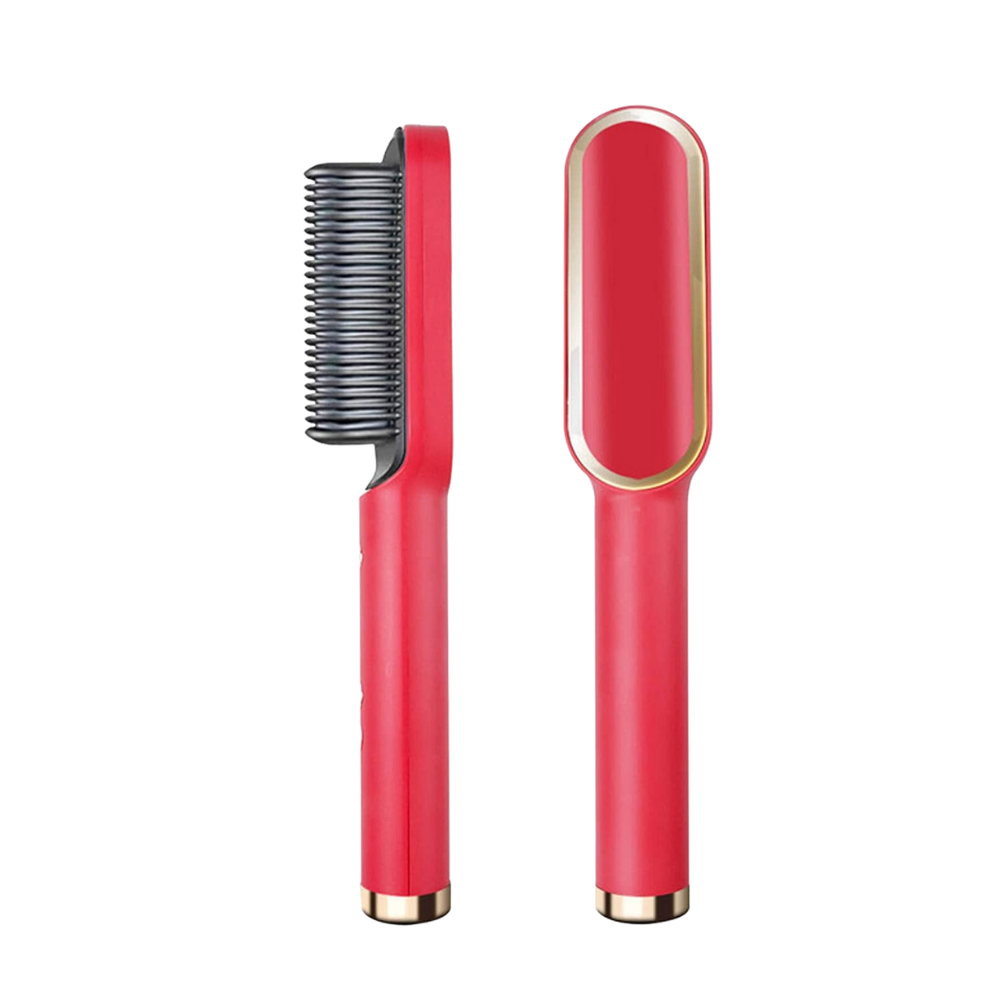 Electric ceramic straightening brush