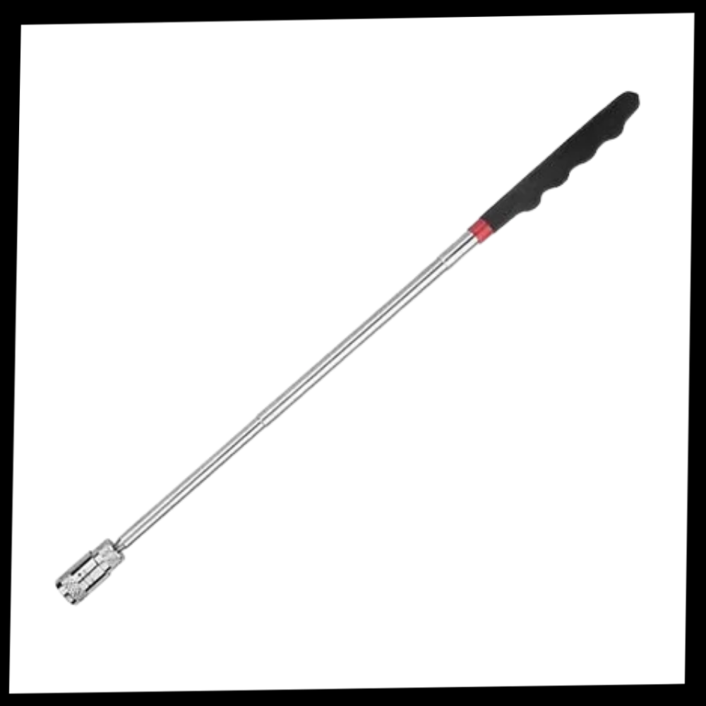Outil de ramassage magnétique rétractable avec LED - Ozerty
