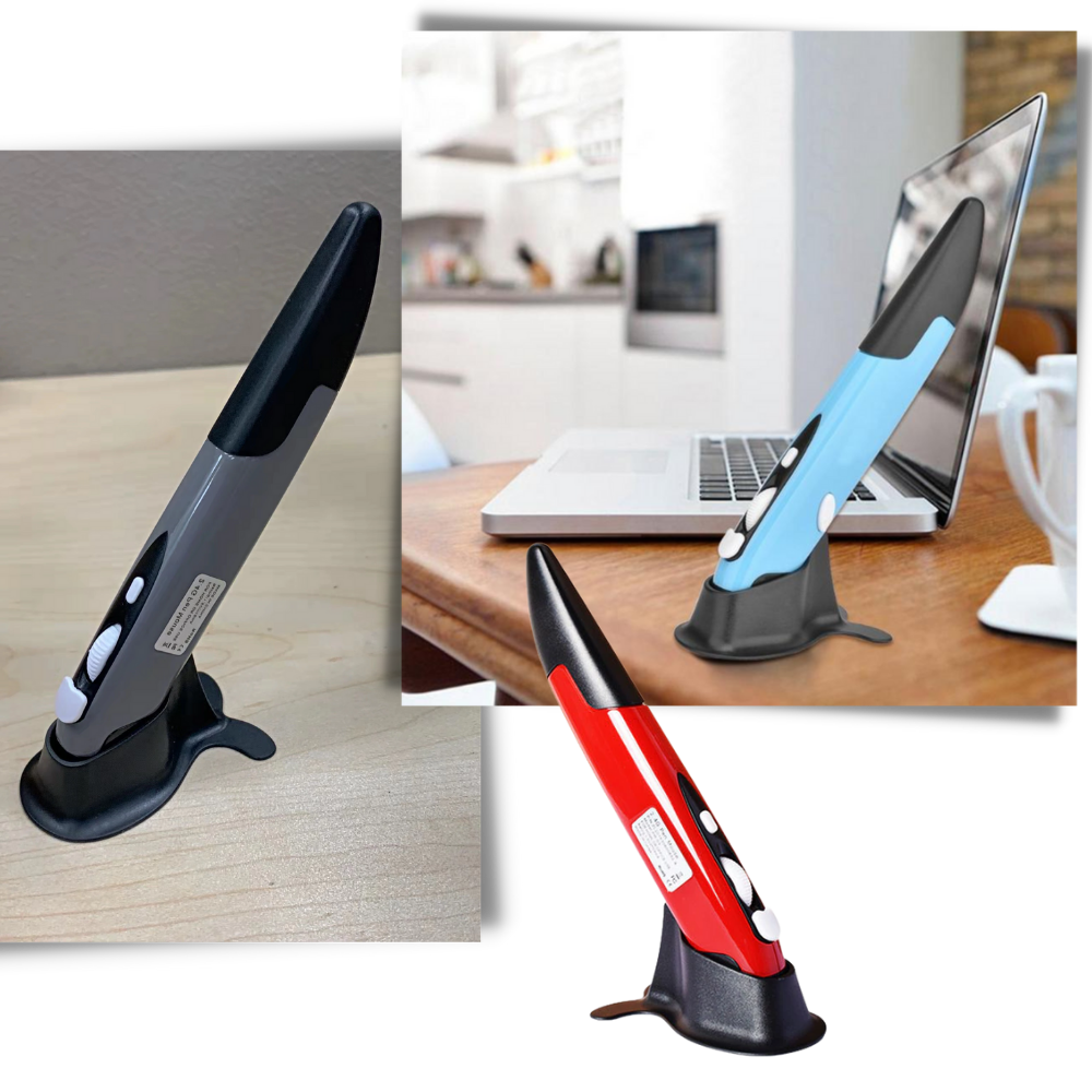 Souris sans fil en forme de stylo - Ozerty