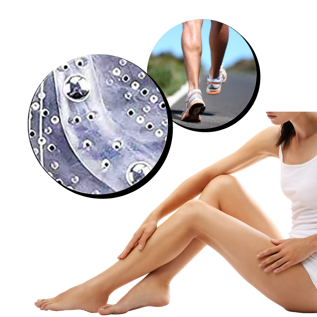 Magnetic massage insoles