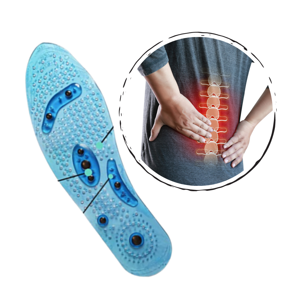 Magnetic massage insoles