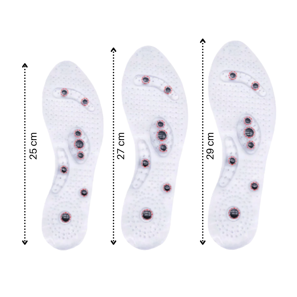 Magnetic massage insoles
