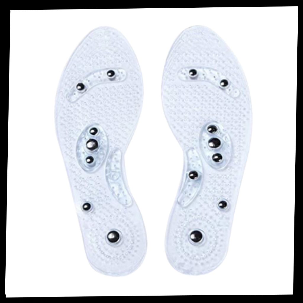 Magnetic massage insoles