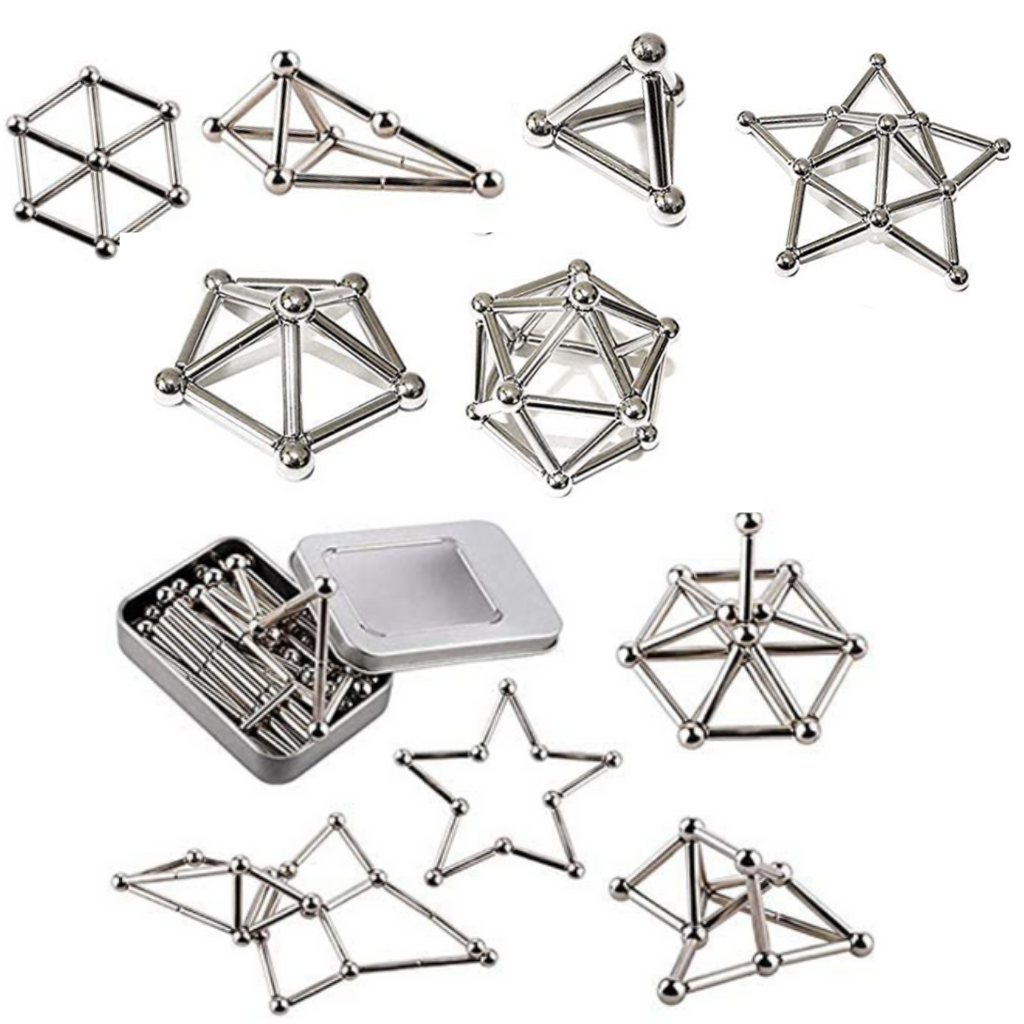 Bâtons et billes de construction magnétiques - Ozerty