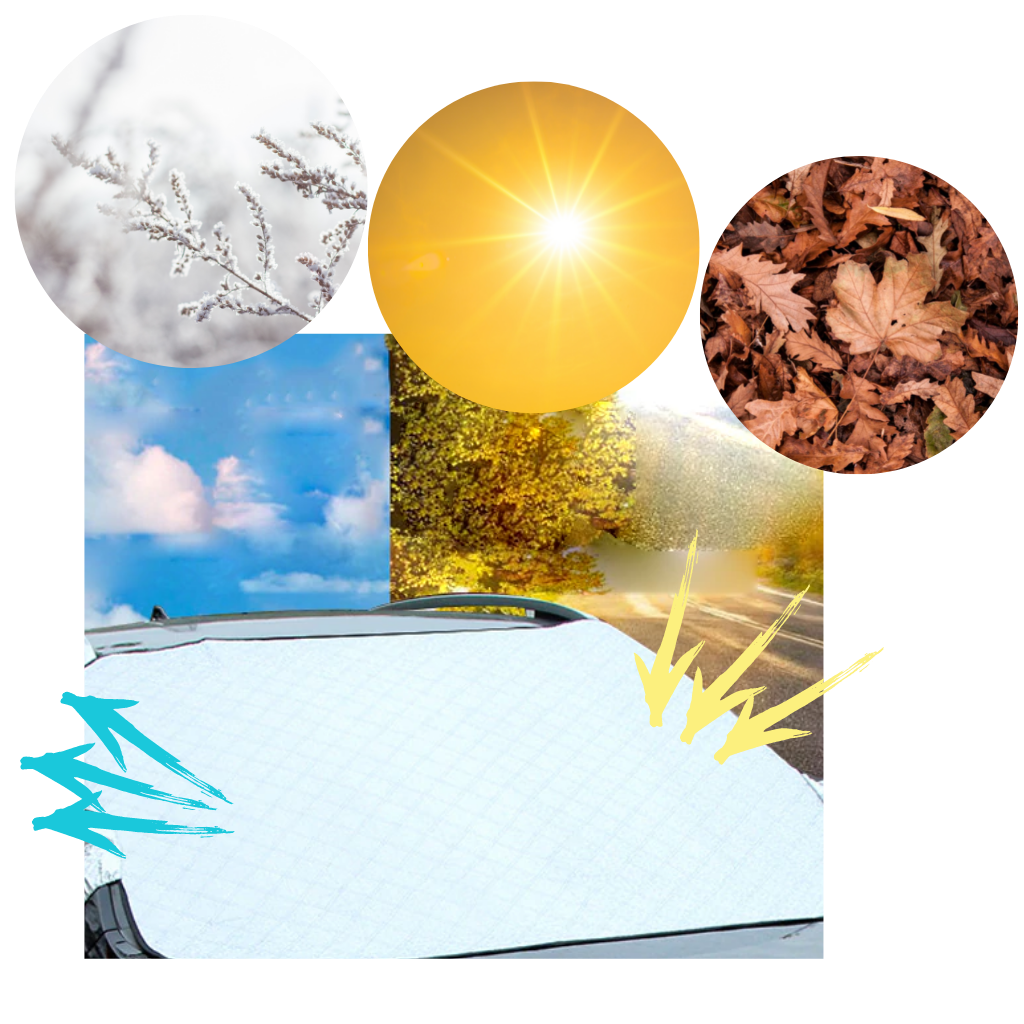 Bâche magnétique pour pare-brise - Ozerty