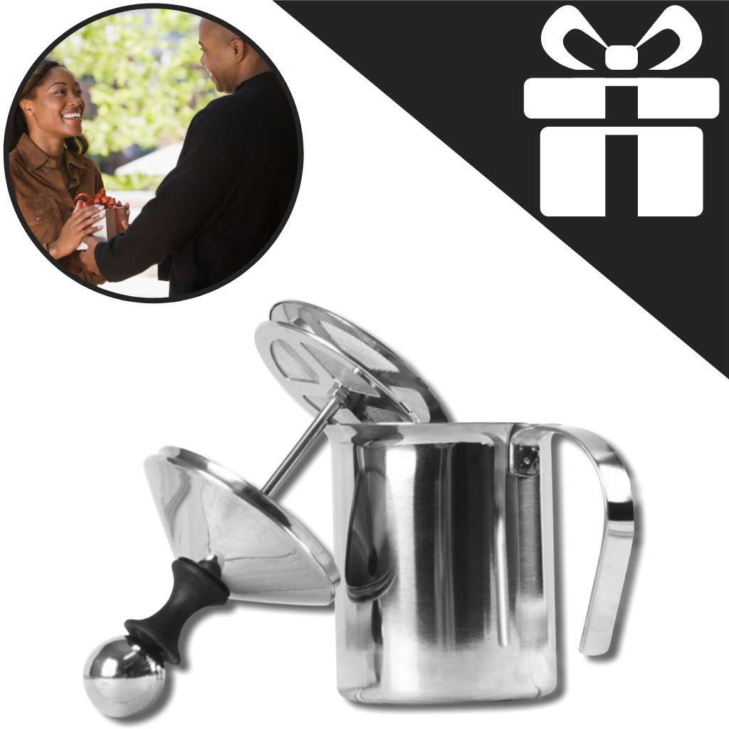 400ml stainless steel manual frother