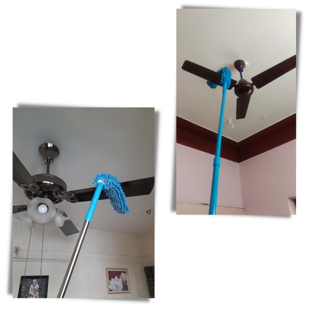 Plumeau de nettoyage flexible en microfibres - Ozerty