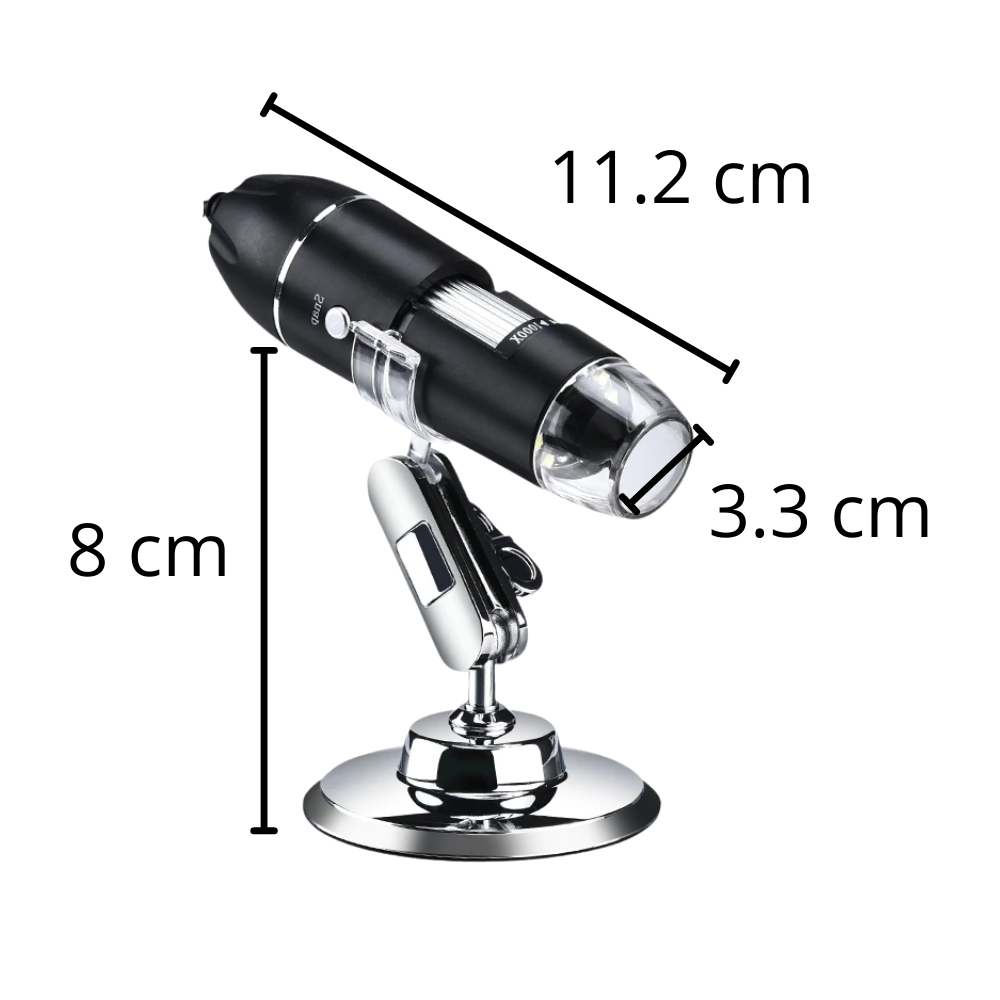 Microscope numérique à USB avec LED - Ozerty