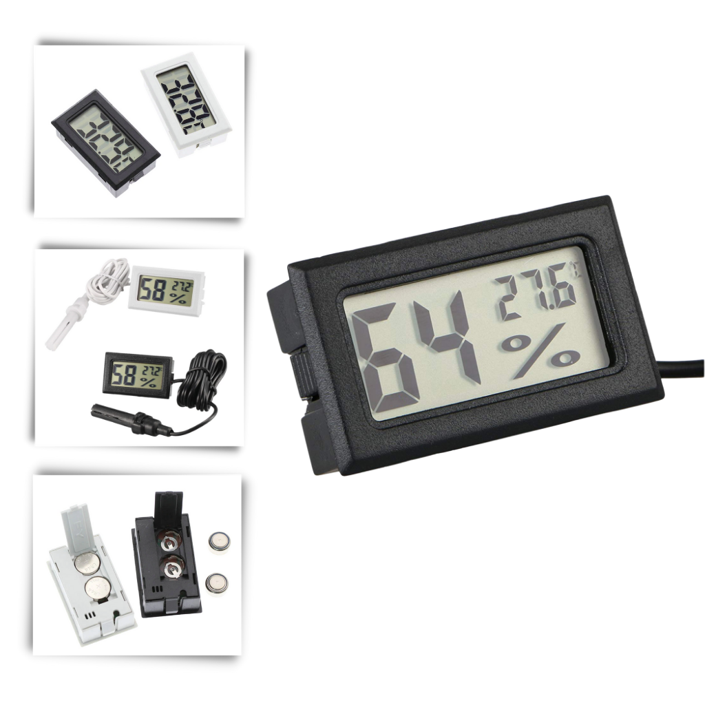 Mini LCD digital hygrometer thermometer