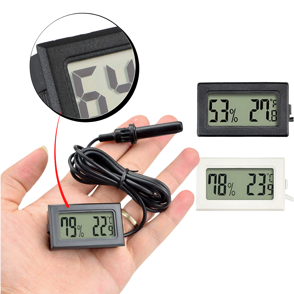 Mini LCD digital hygrometer thermometer