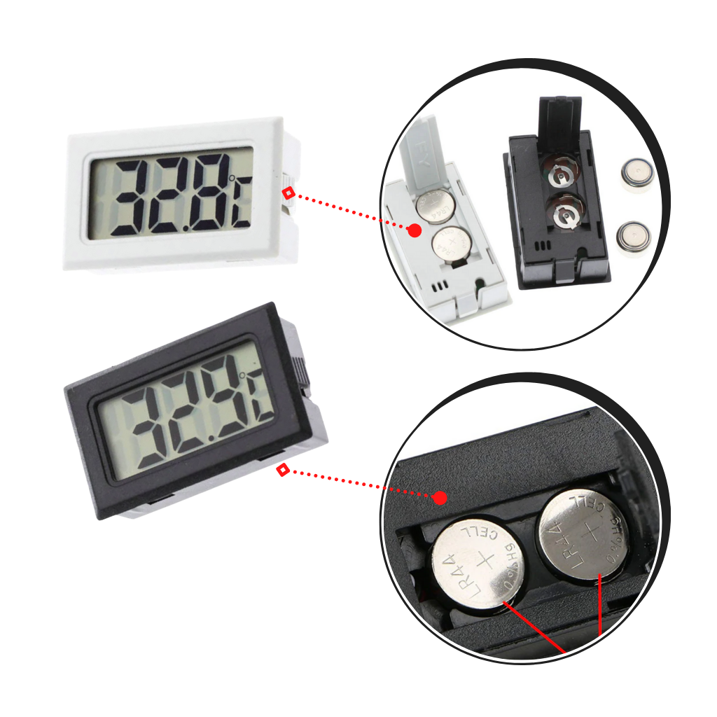 Mini LCD digital hygrometer thermometer
