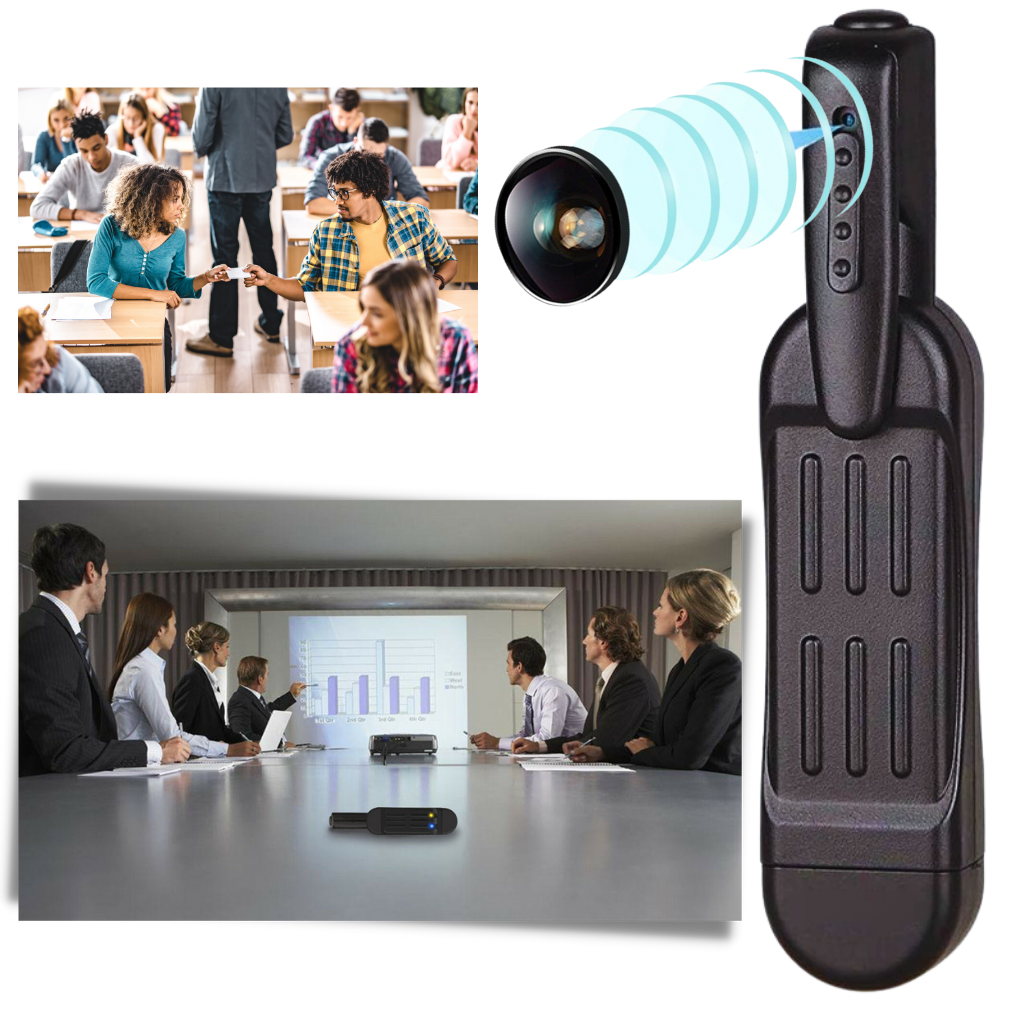 Mini caméra stylo - Ozerty