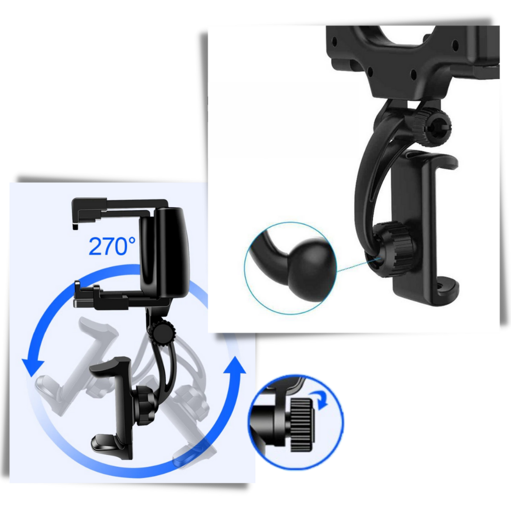 Support de téléphone pour rétroviseur de voiture - Ozerty