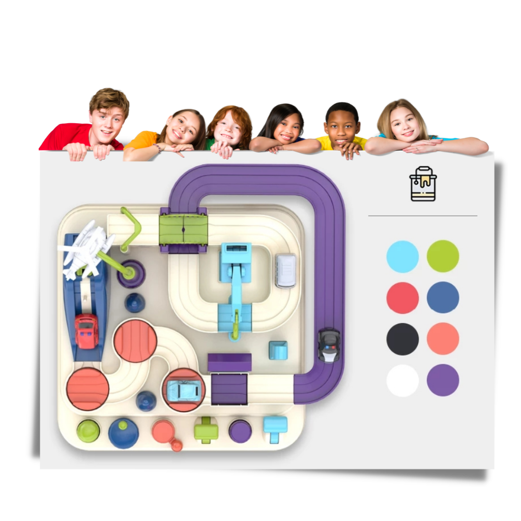 Jouet de piste mécanique pour enfants - Ozerty