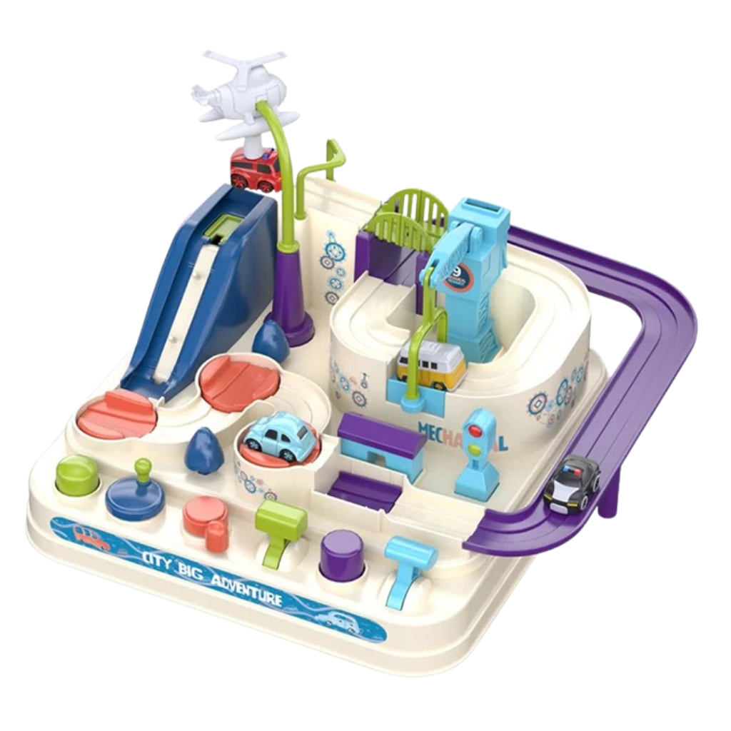 Mechanical track toy for children