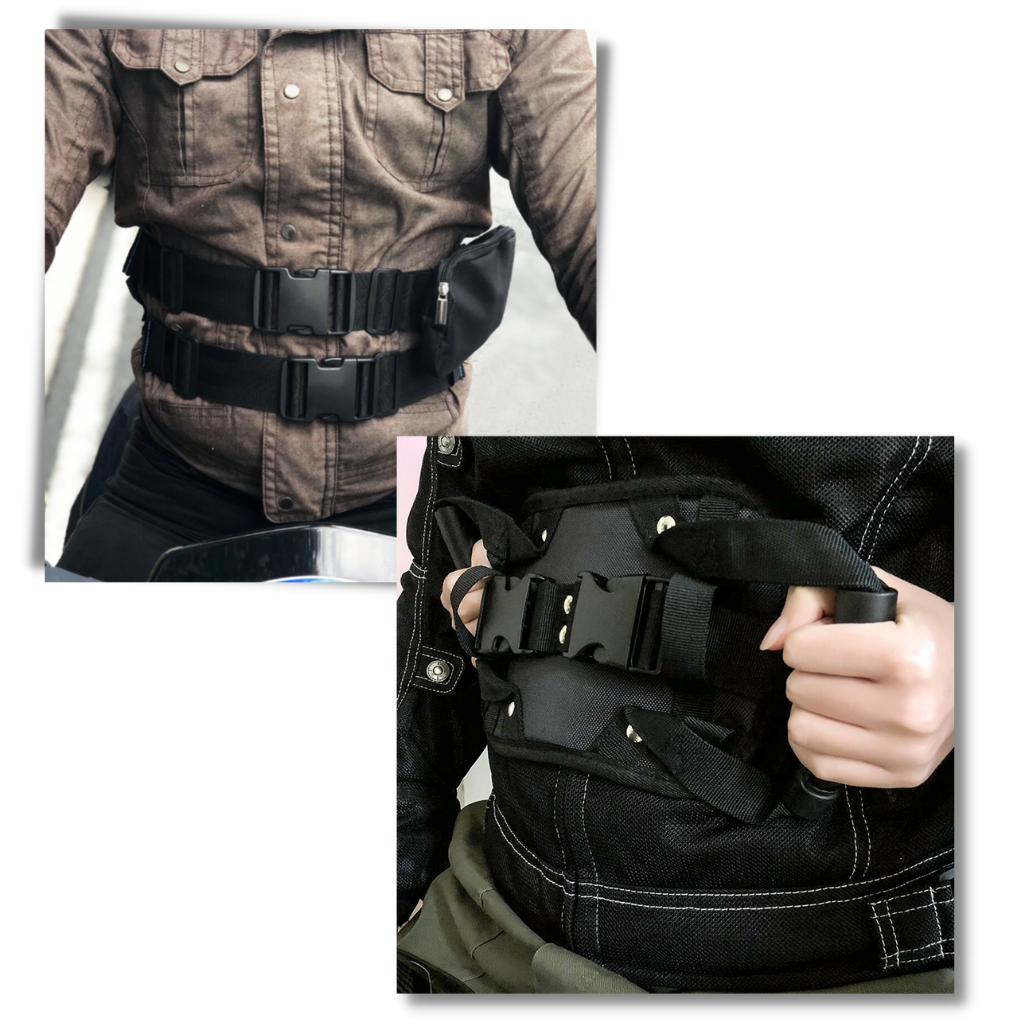 Ceinture de conducteur de moto pour passager - Ozerty
