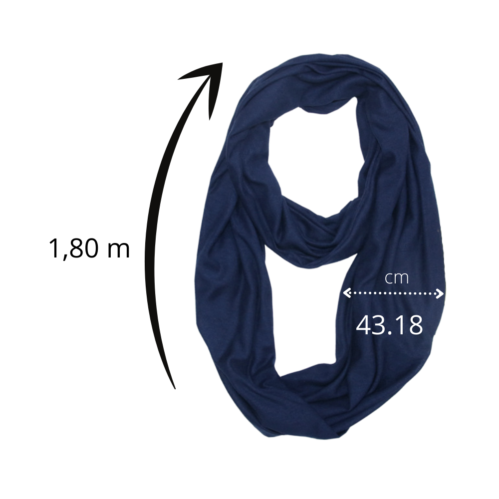 Écharpe chaude avec une poche cachée - Ozerty