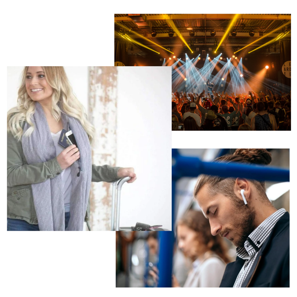 Écharpe chaude avec une poche cachée - Ozerty