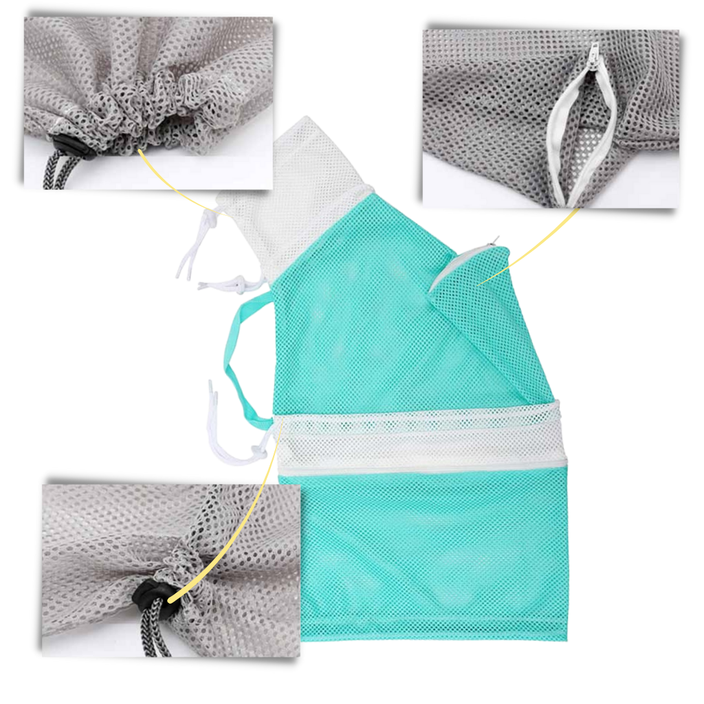 Sac en filet multifonctionnel pour le toilettage des animaux de compagnie - Ozerty