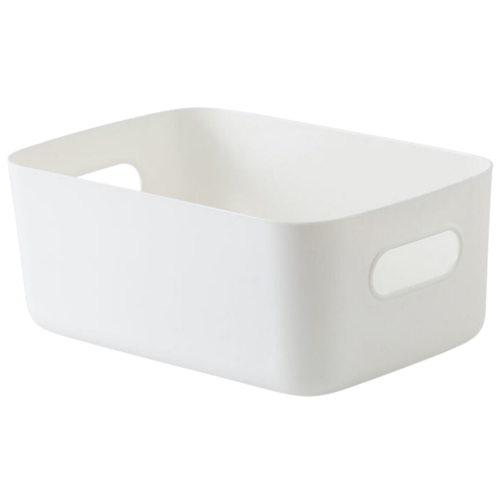 Multipurpose plastic storage basket