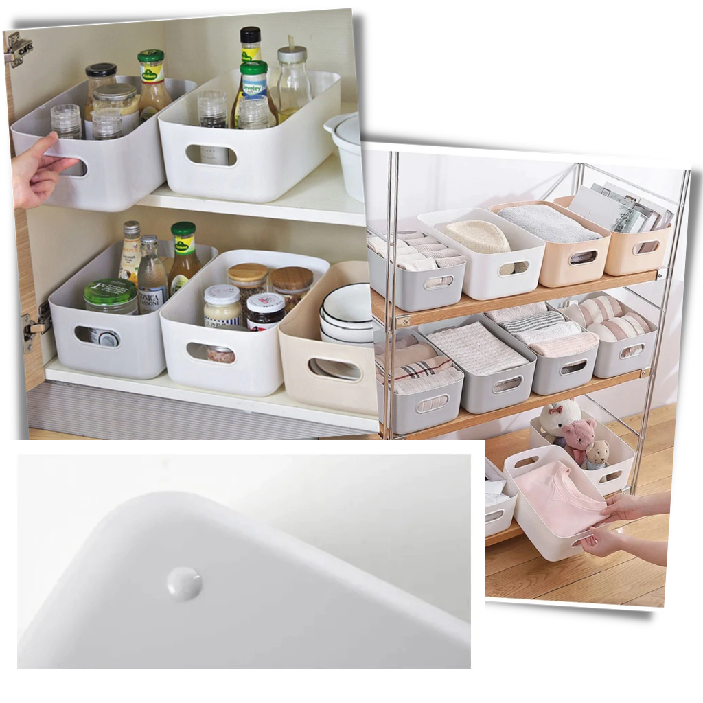 Panier de rangement polyvalent en plastique - Ozerty