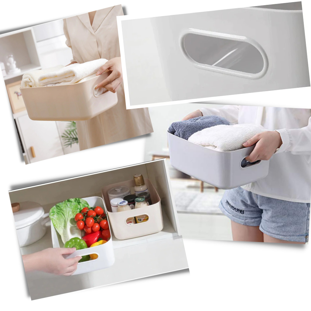 Panier de rangement polyvalent en plastique - Ozerty