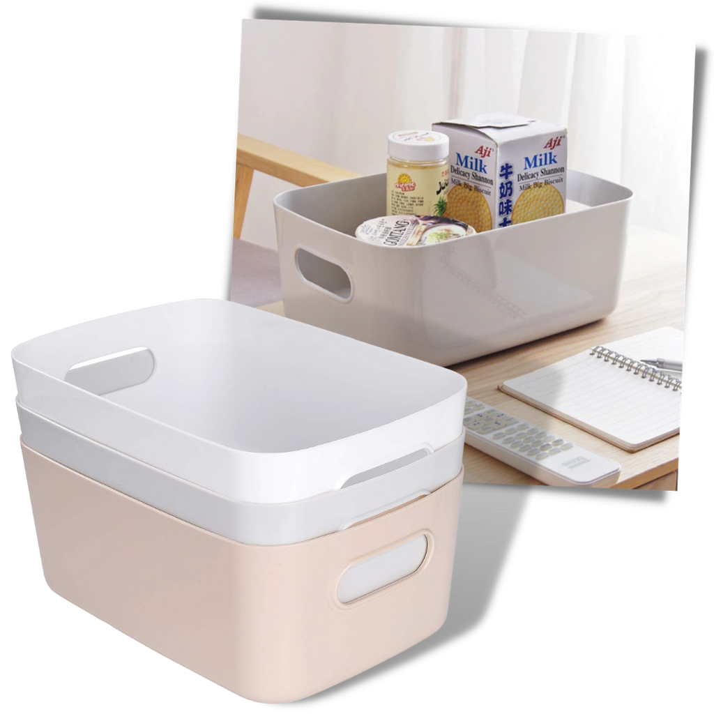 Panier de rangement polyvalent en plastique - Ozerty